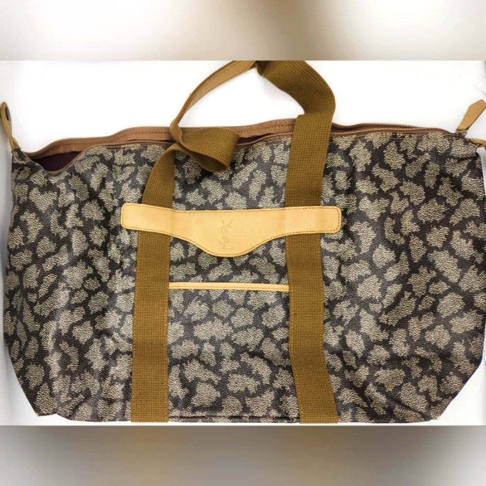 YVES SAINT LAURENT Large Tote / Duffle / Travel *Like New*